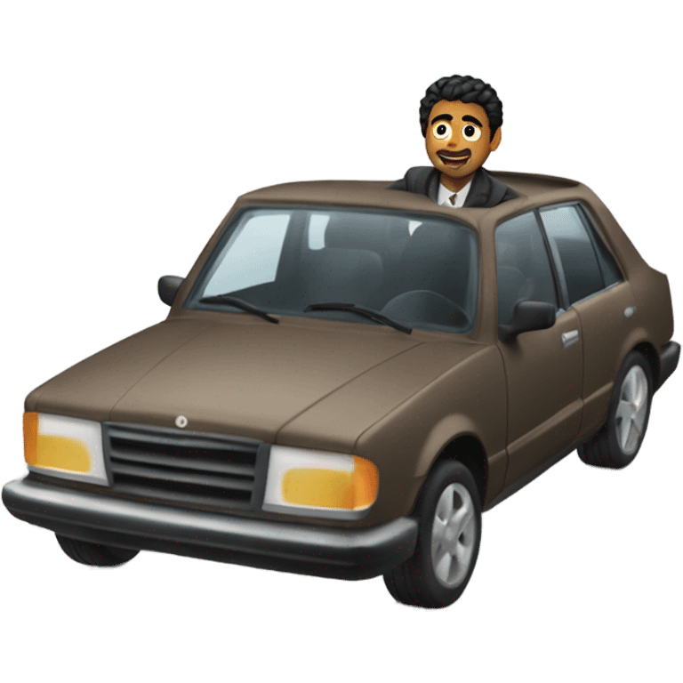 majid batal driving a car emoji