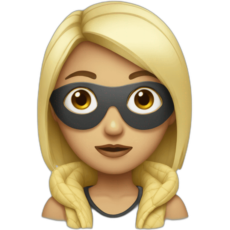 girl with eye patch emoji