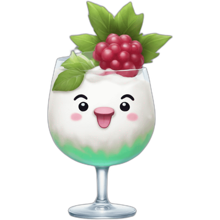 poro from lol making cocktail emoji