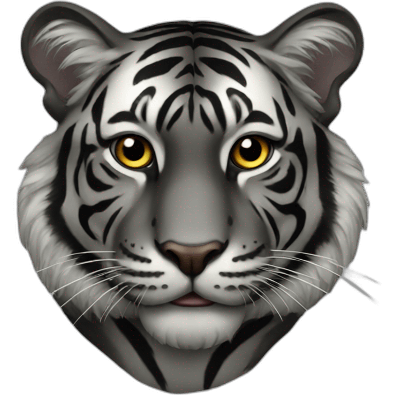 BLACK Tiger emoji