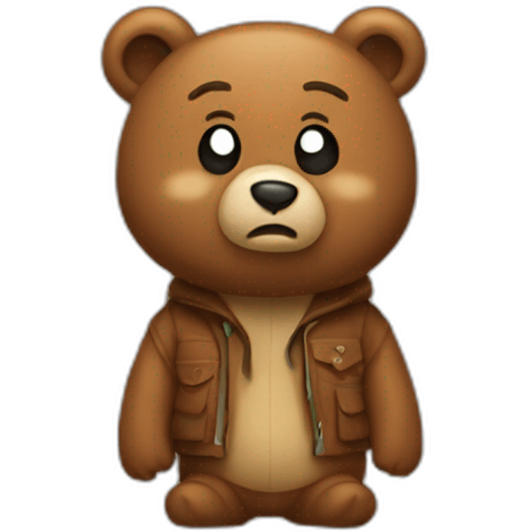 Dropout bear  emoji