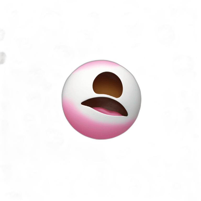 Emoji faisant une Bulle de Chewing-gum emoji