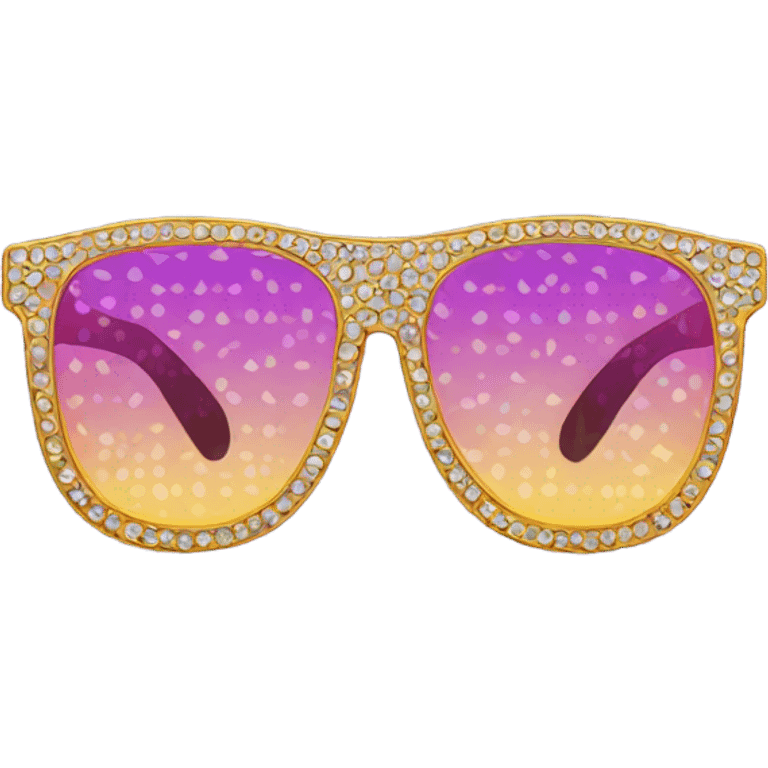 bling sunglass emoji