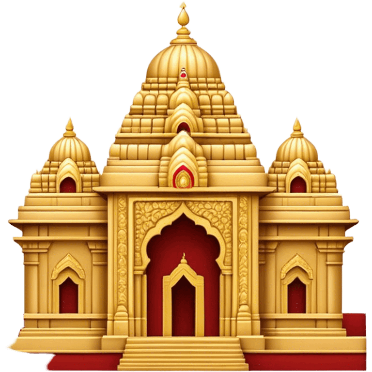 Tirupati Balaji Temple Landmark Emoji – Showcasing the temple’s golden entrance and intricate carvings. emoji