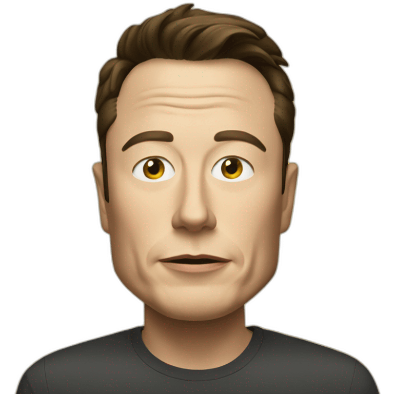 Elon musk in tolet emoji