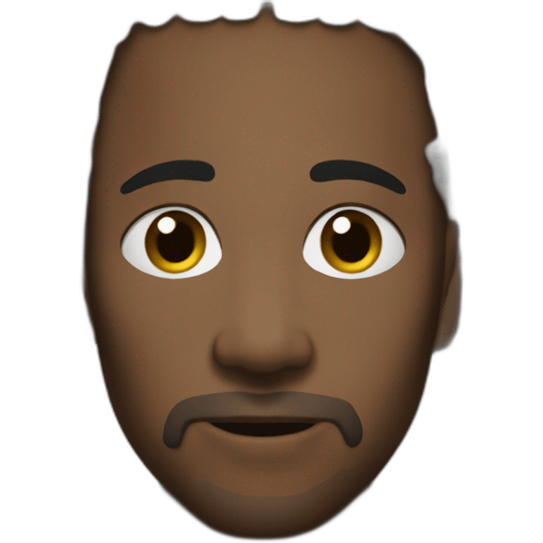 black man-dread locks- Compound arc emoji