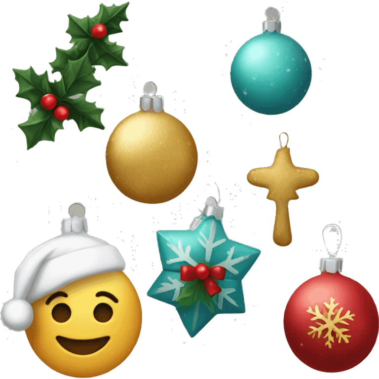 Christmas decorations  emoji