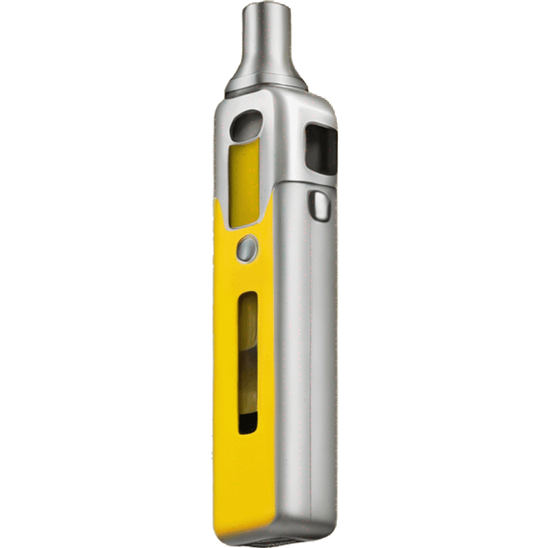 yellow electronic cigarette vape rectangle  emoji