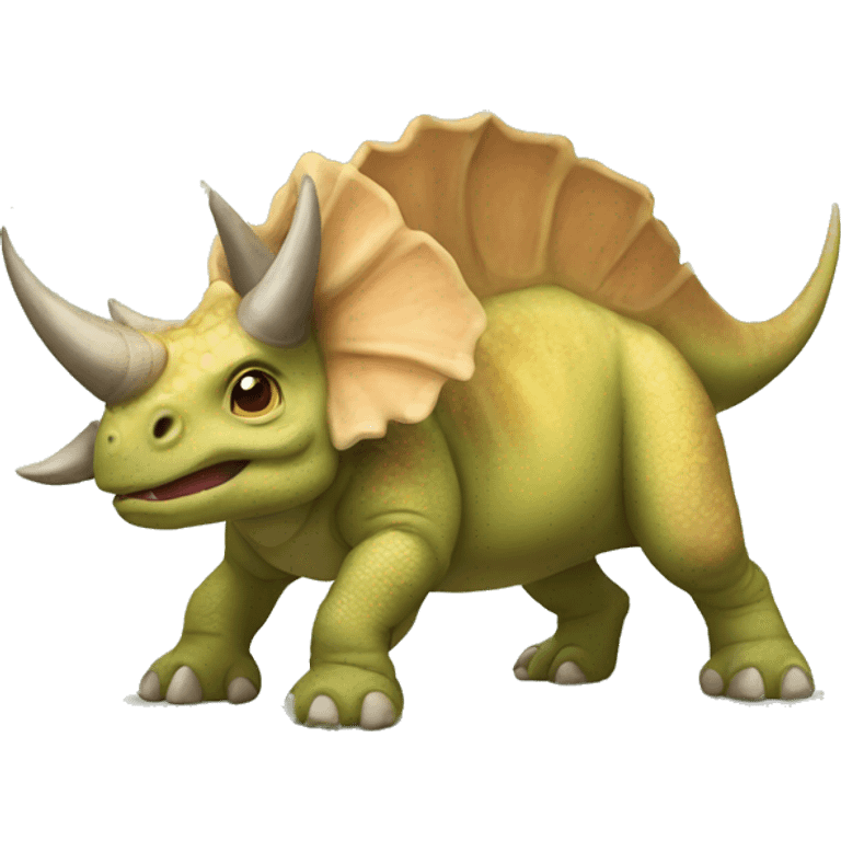 Triceratops emoji