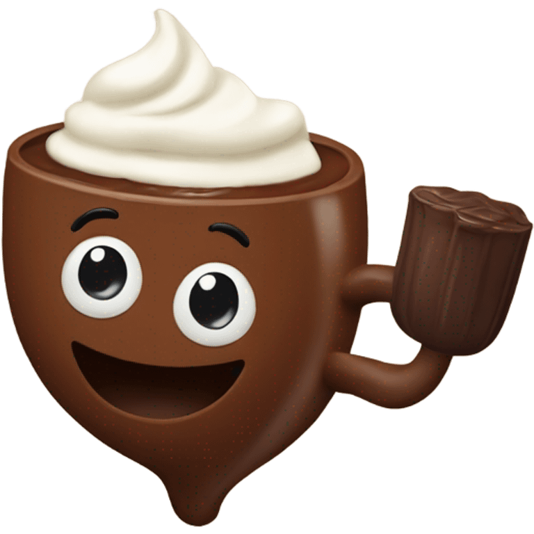 Cocoa with cream emoji