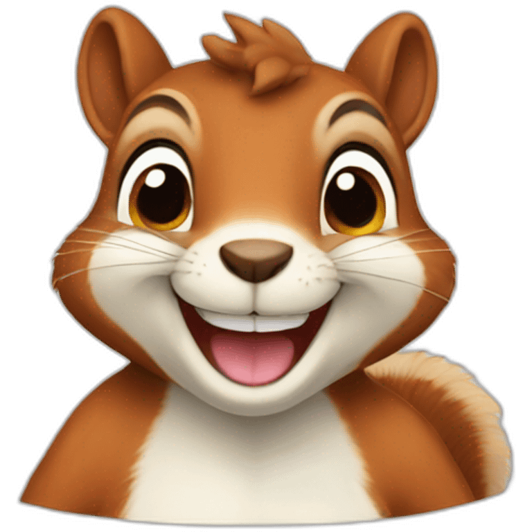 Happy Squirrel emoji