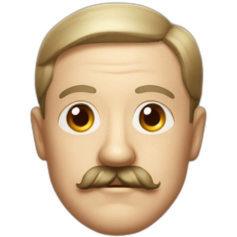 Hitler avec moustache carré emoji