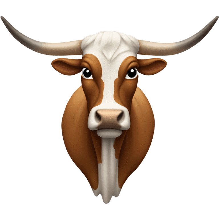 Sad longhorn emoji