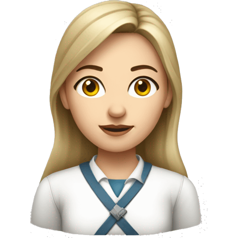 Slavic girl targetologist emoji