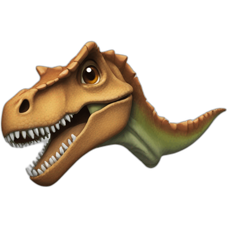 Dinosaur dead emoji