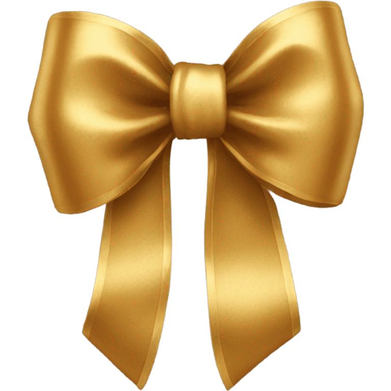 gold bow emoji