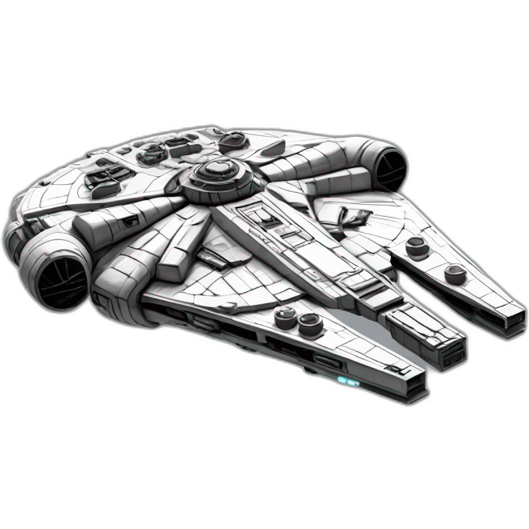 Millennium Falcon emoji