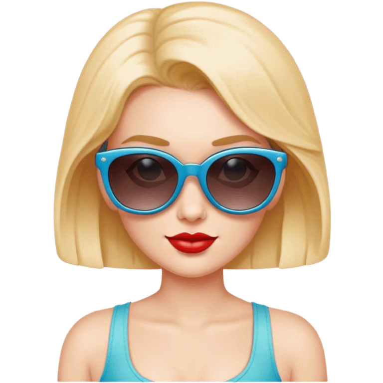 Betty with sunglasses emoji