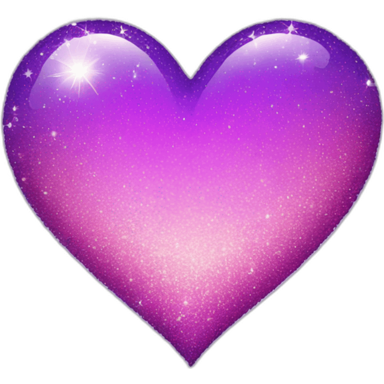 Purple-and-pink-gradient-sparkle-heart emoji