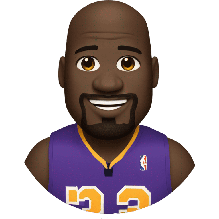 shaquille o’neal holding a basketball emoji