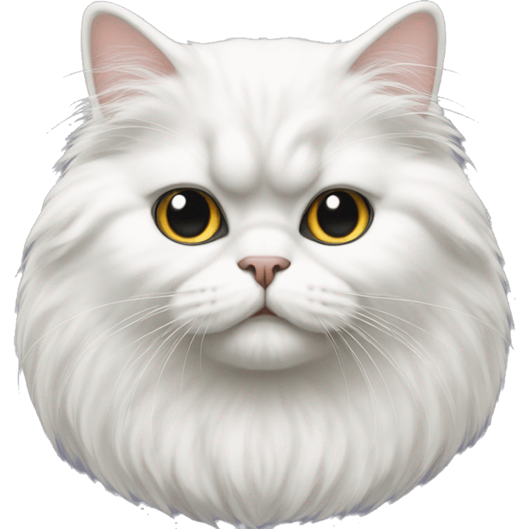 white persian cat emoji