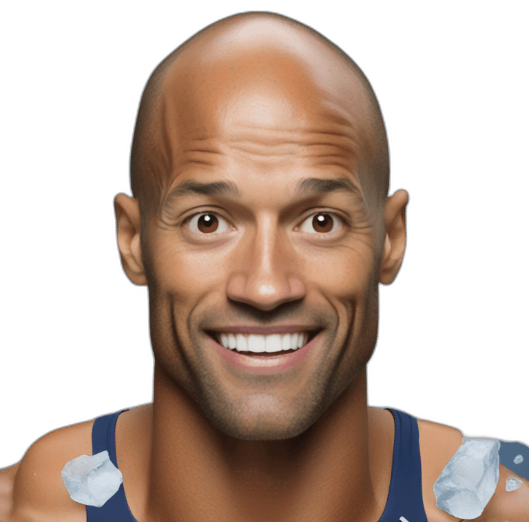 david goggins in bath full of ice  emoji