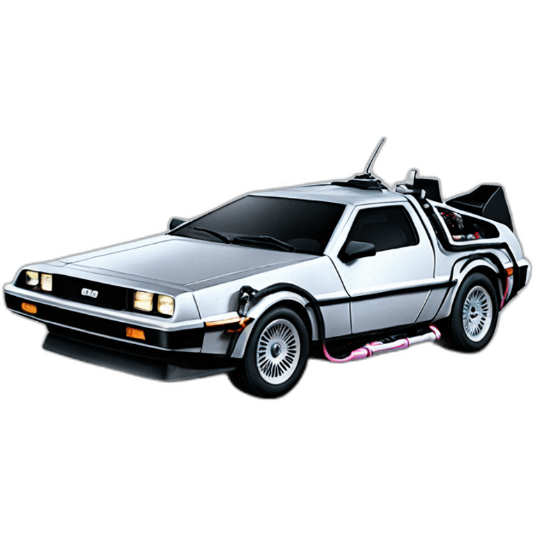 back to the future car emoji