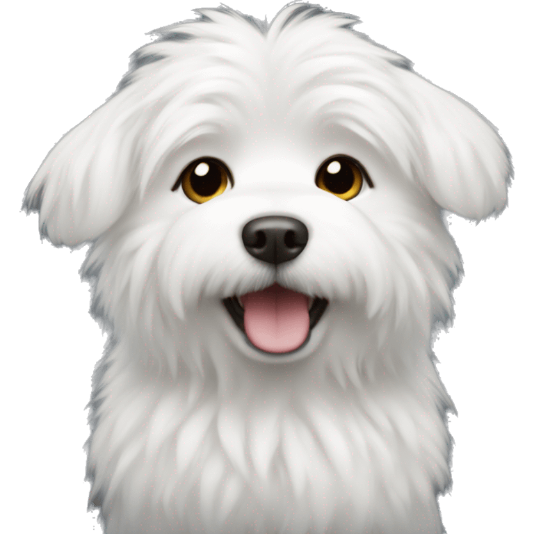 Little white fluffy dog emoji