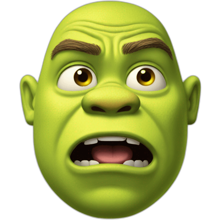 shrek shocked emoji