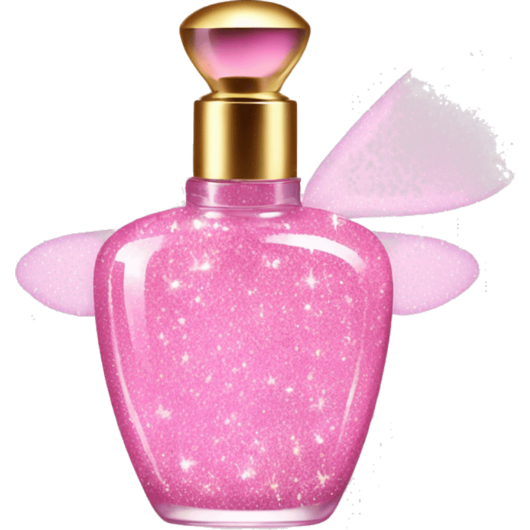 Fairy light pink perfume glitter emoji