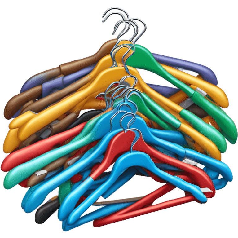 mountain of hangers emoji