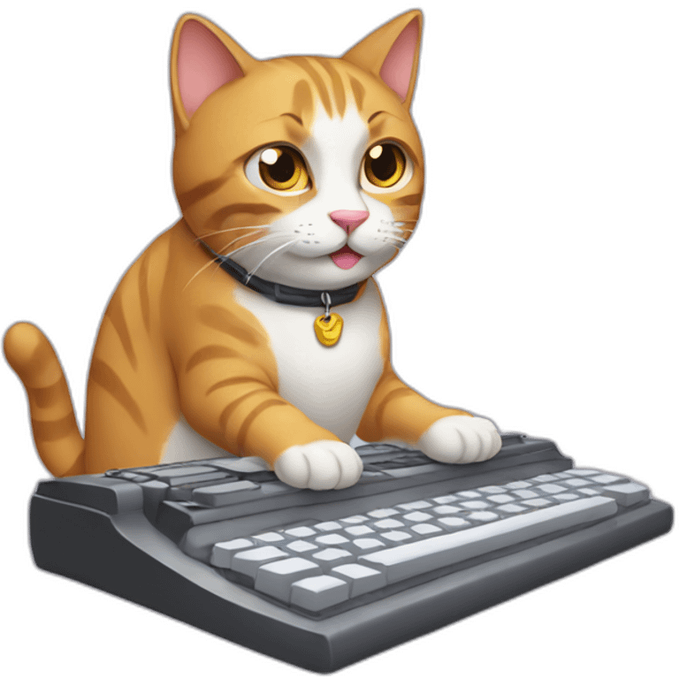 typing cat emoji