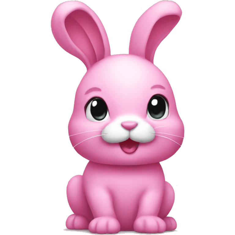 pink bunny emoji