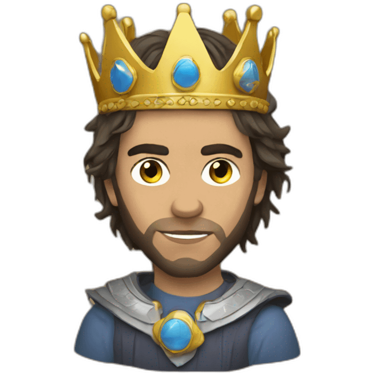 Orelsan as a king emoji