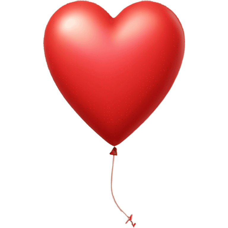 Red heart on a balloon emoji