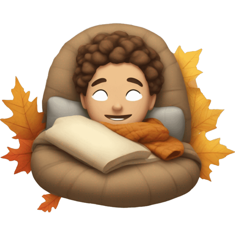 cozy autumn emoji