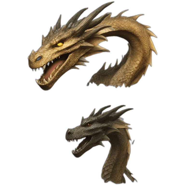 Dragon in Skyrim emoji