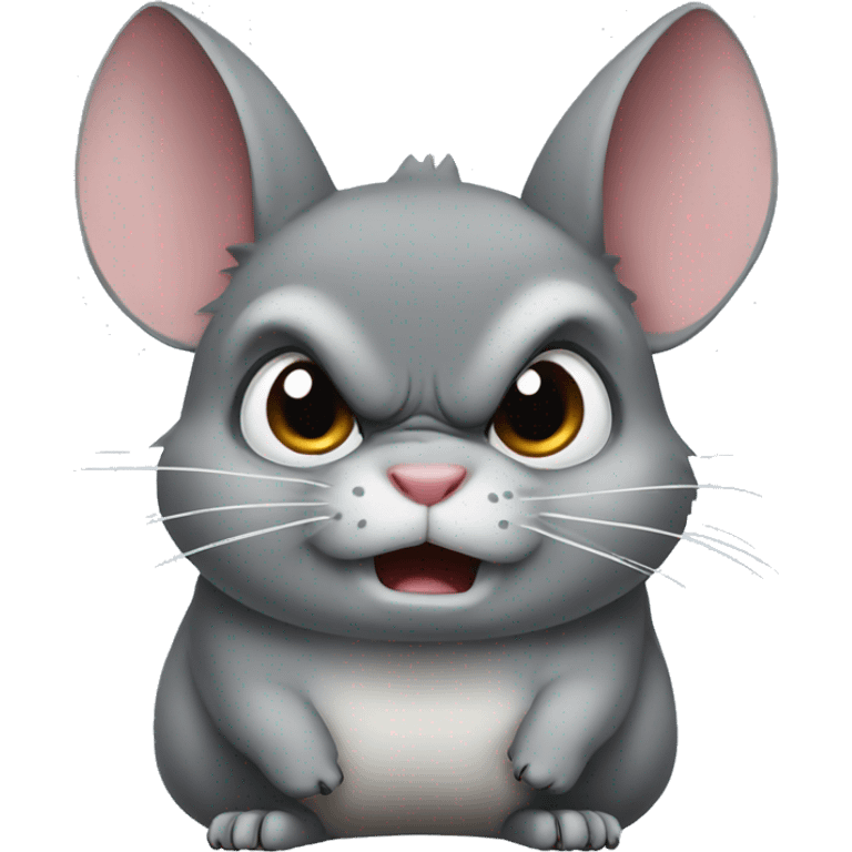 Angry chinchilla emoji