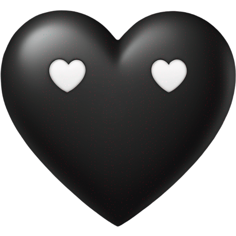 black heart emoji