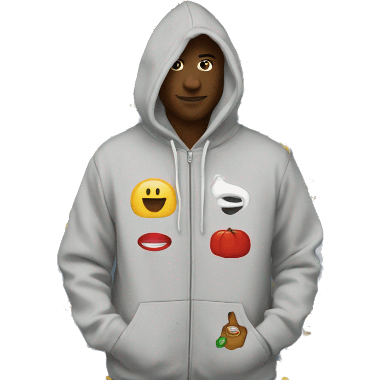 Supreme hoodie emoji