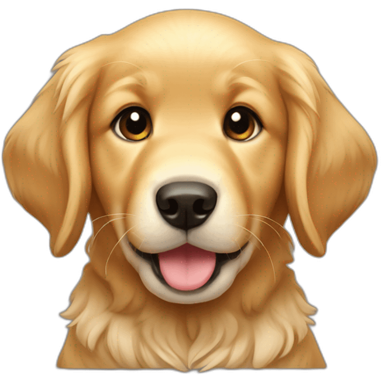 golden retriever puppy emoji