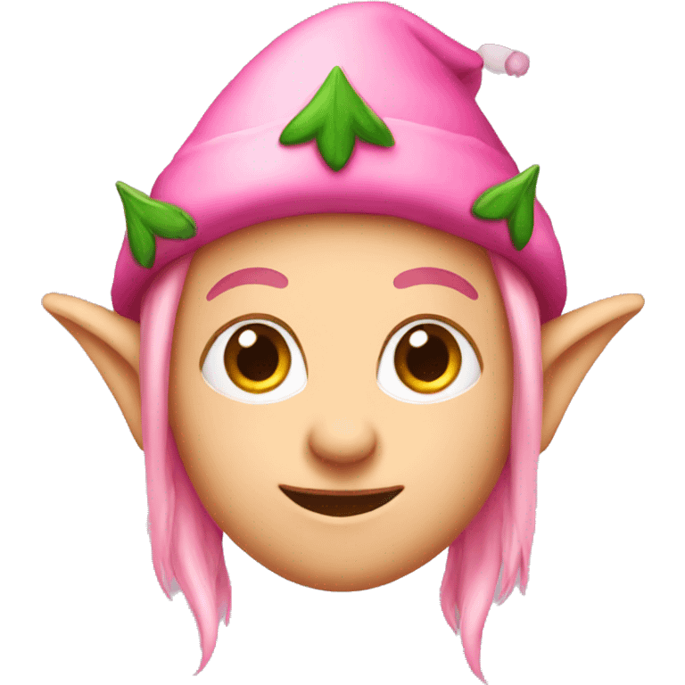 Pink elf  emoji