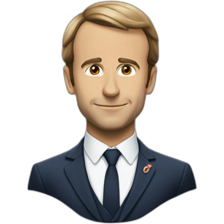 Macron dans un cercueil emoji