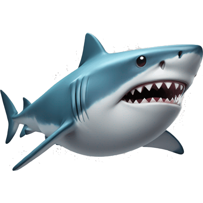 Shark with lazer strapped to its head emoji