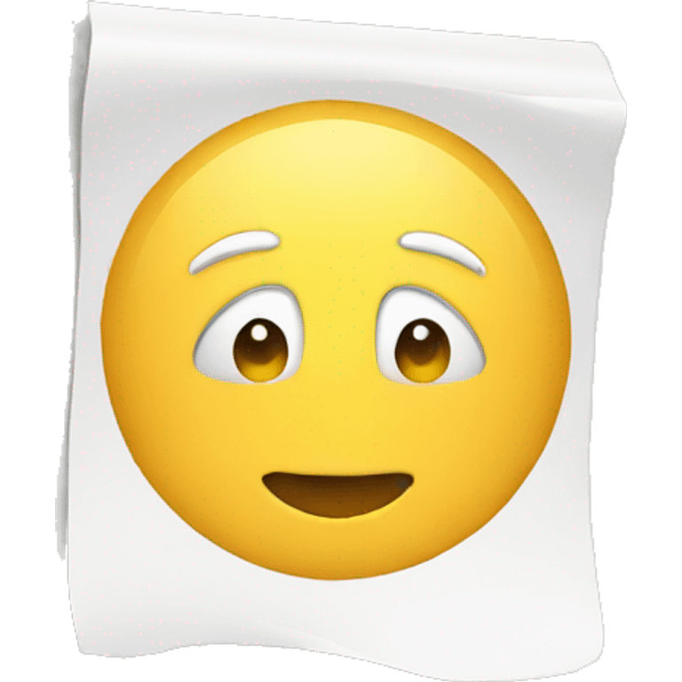 white paper emoji