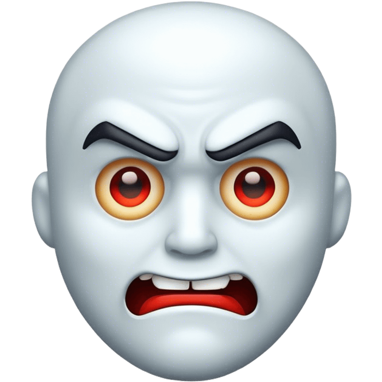 Super scary man emoji