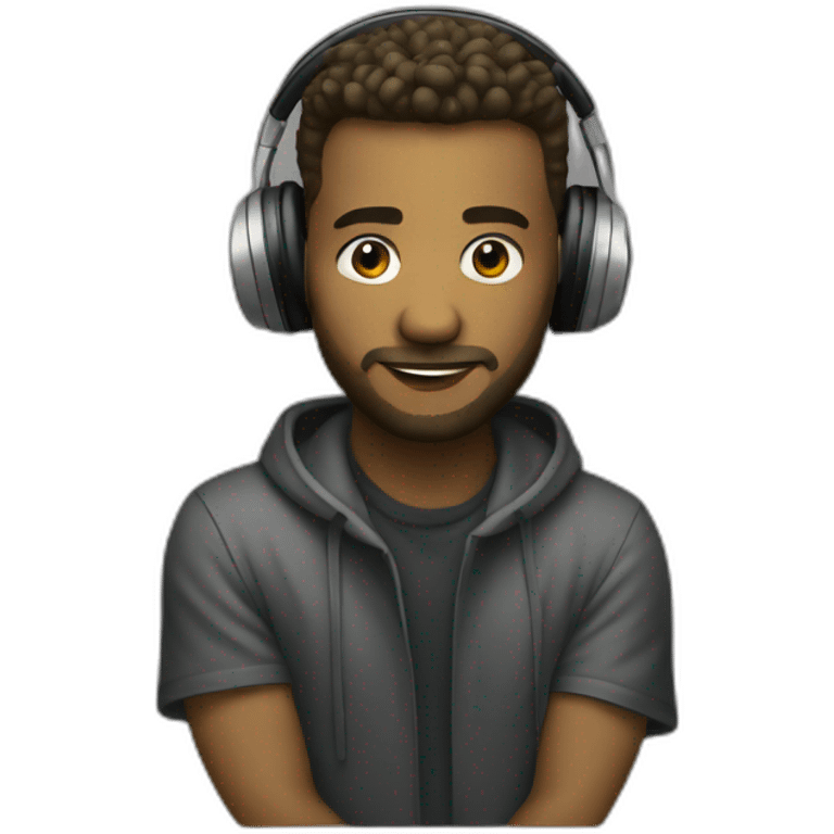 DJ With Vinyl emoji