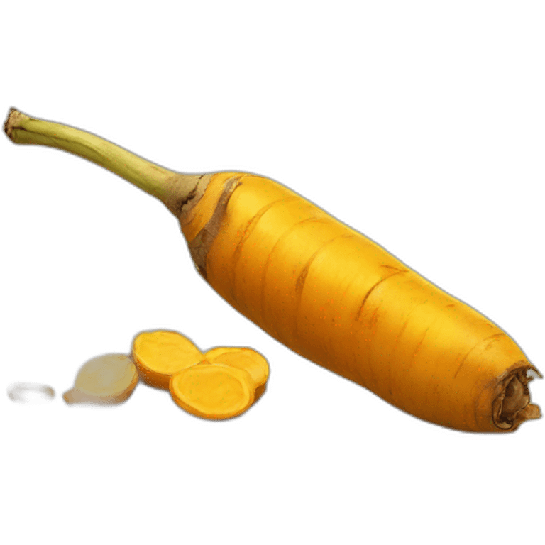 Tumeric root emoji