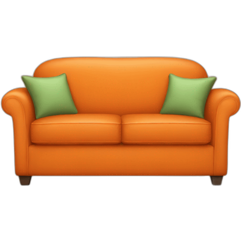 Orange sofa emoji