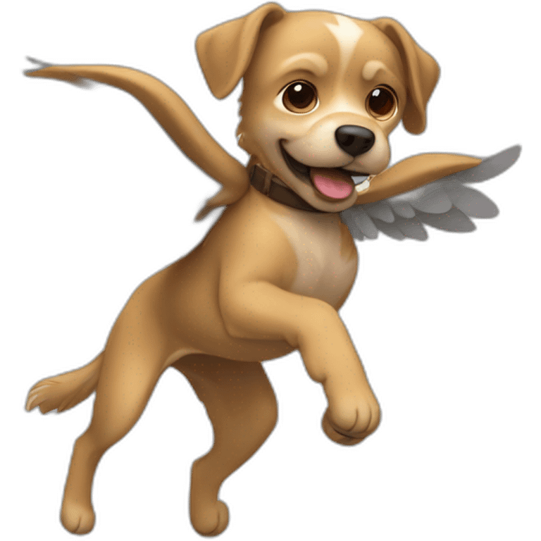 Chien volant emoji